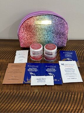 SeneGence Glowify Ethereal Rose & Berry Whip Pigment Bundle + Glitter Bag